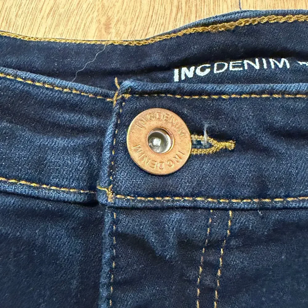 INC Concepts Madison Skinny Jeans Dark Wash Stretch 14/32 Denim Curvy Ankle - Picture 6 of 14
